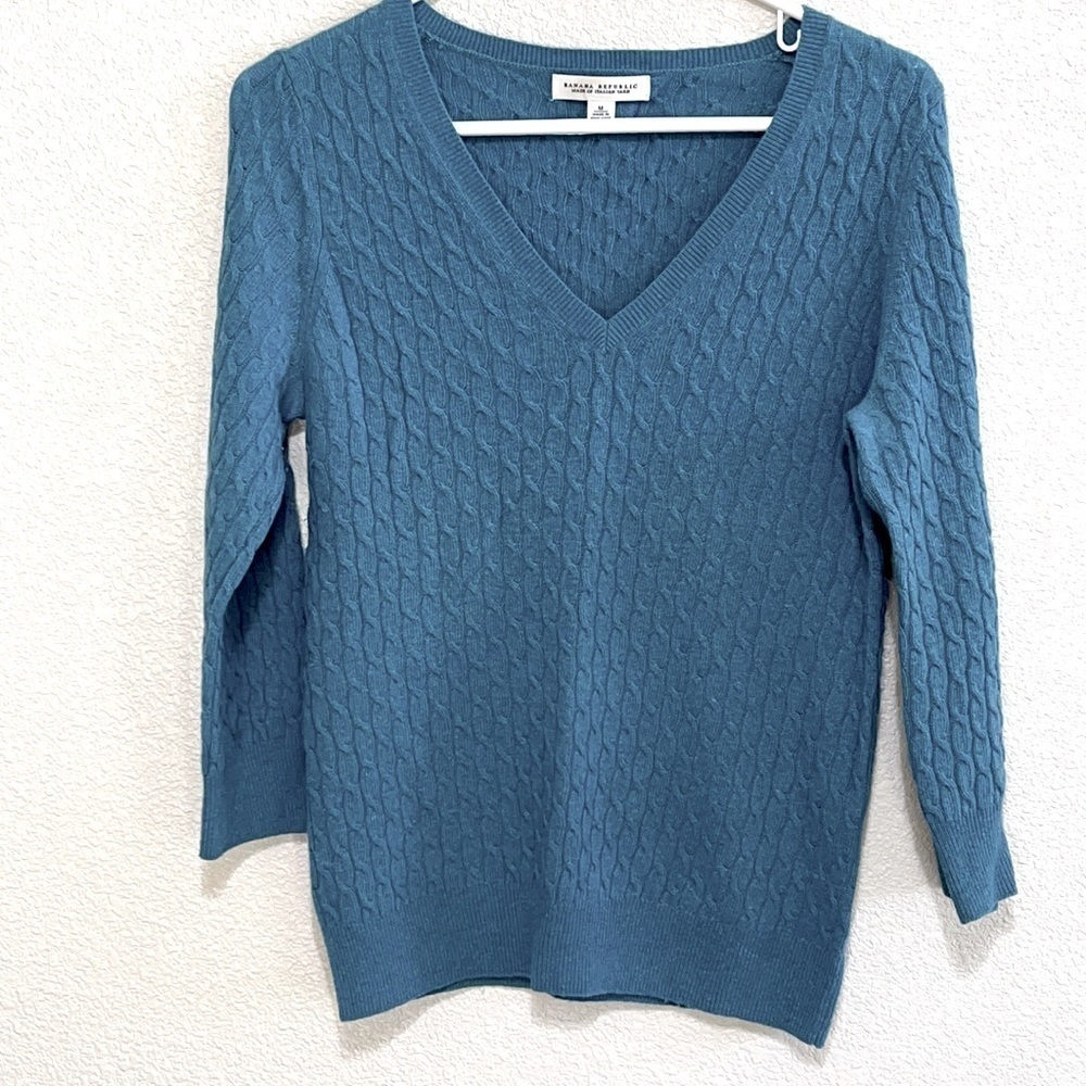 Banana Republic Emerald Green Wool Sweater
